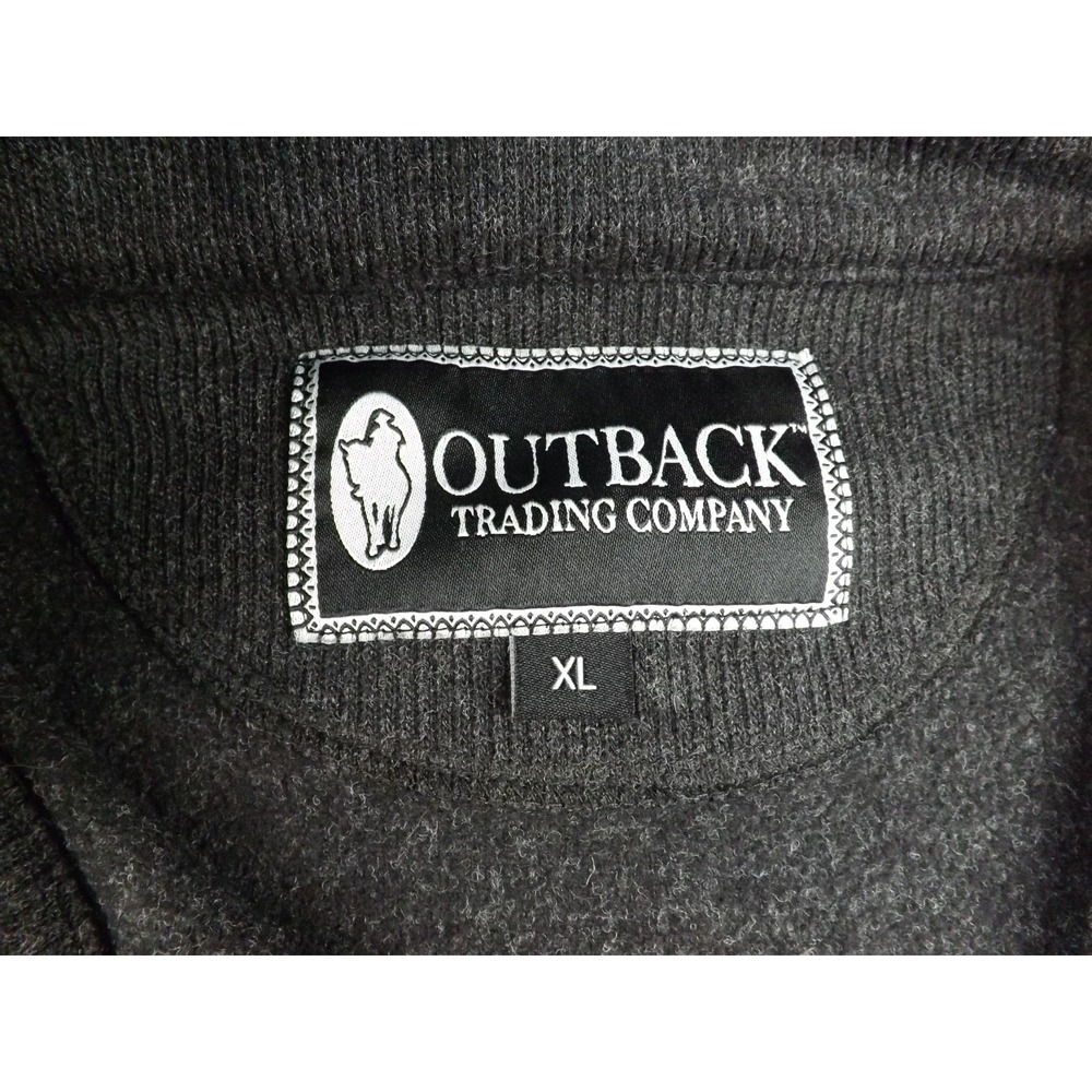 Outback Trading Co Gavin Henley Pullover Sweater Men's  Size  XL Charcoal Gray‎ - Picture 7 of 16